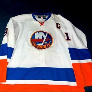 NY Islanders White and Blue Jersey